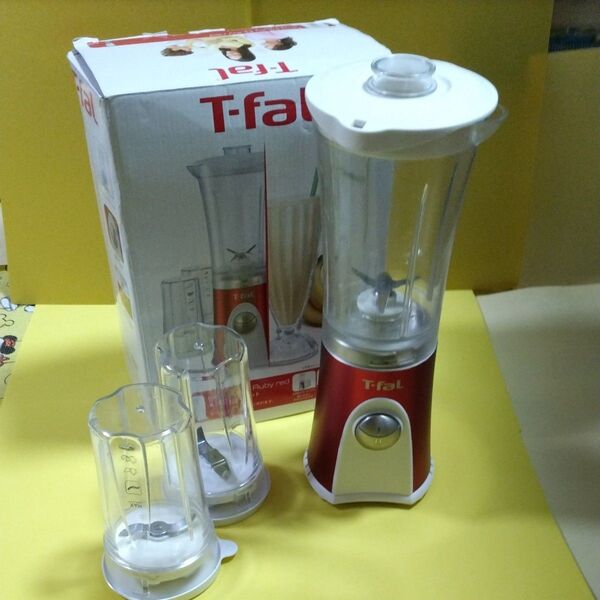 ★ ティファール T-fal ミニマルチルビーレッド ファイバーミキサーセット BL126G71
