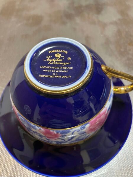 インペリアルリモージュカップ&ソーサー 自宅保管品 一客