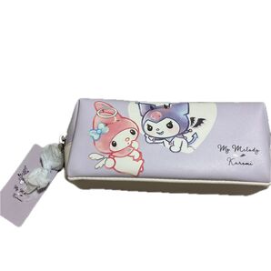 マイメロディー &クロミ 筆箱 ラベンダー ペンケース