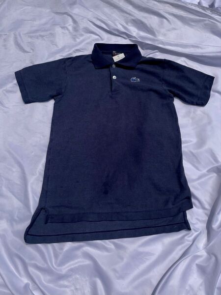 90s ラコステ 青ワニ ポロシャツ IZOD M US古着