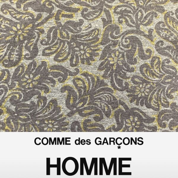美品 COMME des GARCONS HOMME 田中オム Tシャツ 銀タグ 花柄 コムデギャルソン オム 90s