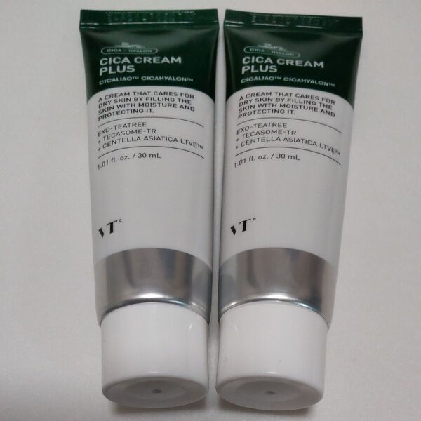 2本 ブイティーコスメティックス VT COSMETICS CICAシカクリーム プラス 30ml フェイスクリームジェル