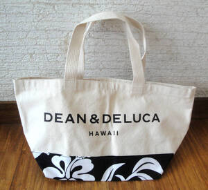 ★DEAN&DELUCAディーン&デルーカ ハワイ限定ハイビスカス柄ミニトーットバッグ未使用品送料込③
