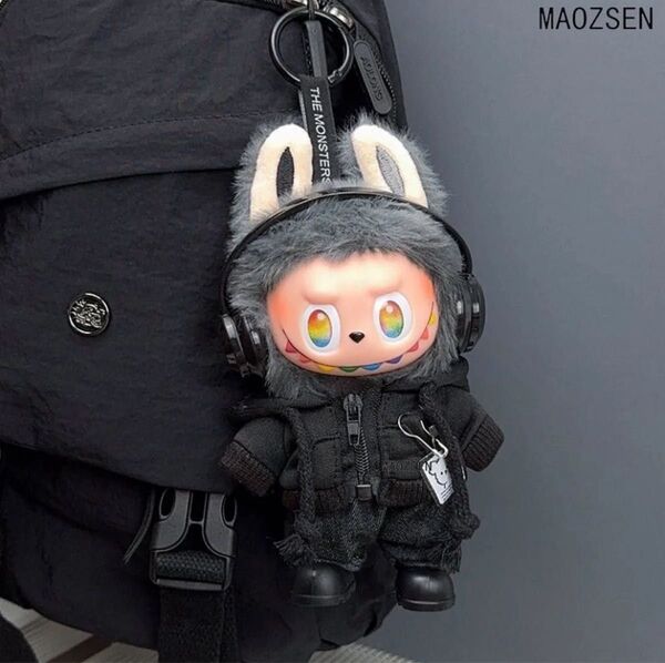 ラブブ洋服 Labubu ぬいぐるみ着 17cm着せ替え服 4点セット