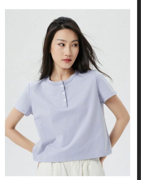 ソフトジャージー 半袖 ヘンリーネック Tシャツ GAP ギャップ トップス カットソー・Tシャツ
