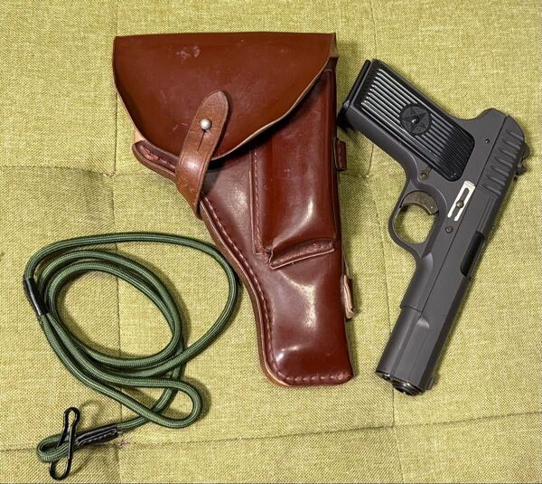 A★実物中古★トカレフ・54式拳銃用ホルスター(合皮製)★ソ連軍,人民解放軍、北ベトナム軍 TT-33 サバゲ コスプレ