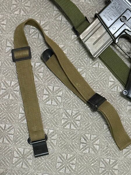 C)実物 アメリカ軍 M16系用スリングベルト★M79 XM177 M14 ナム戦 ベトナム戦争 サバゲ 陸軍 海兵隊 レンジャー