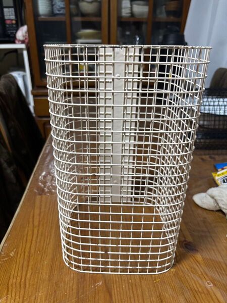 ペット用ワイヤーバスケット 白 収納