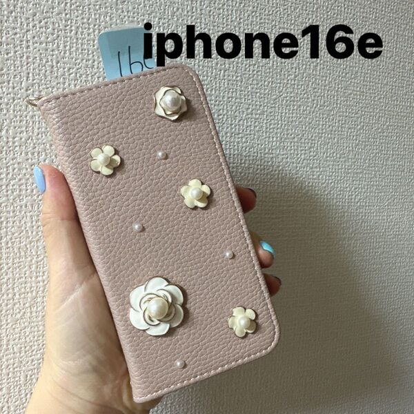 iphone16e内蔵磁石ベルト無し手帳型ケース カバー