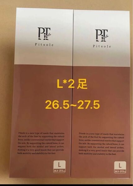 【正規品】pitsole ピットソール Lサイズインソール 2足