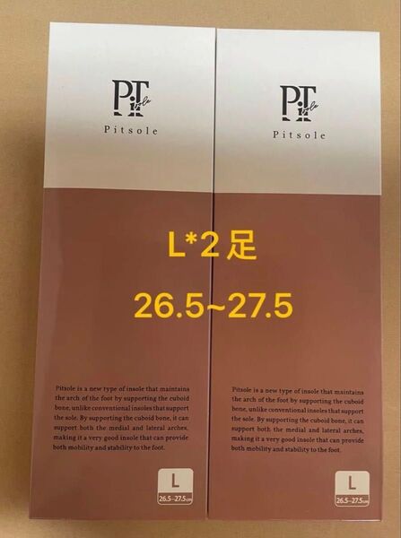 【正規品】pitsole ピットソール Lサイズインソール 2足