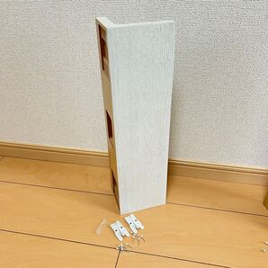 無印良品 壁につけられる家具棚 幅44cm ホワイトグレー コーナーラック 壁掛け収納棚 ホワイト