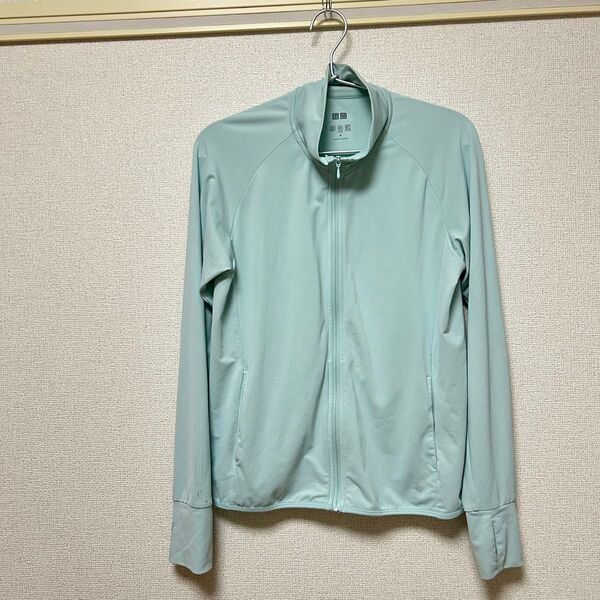 UNIQLO エアリズムメッシュスタンドカラーパーカー ブルゾン M