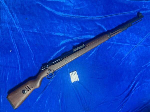 Double bell Kar98k ライブカート式ガスボルトアクション ガスガンフェイクウッド