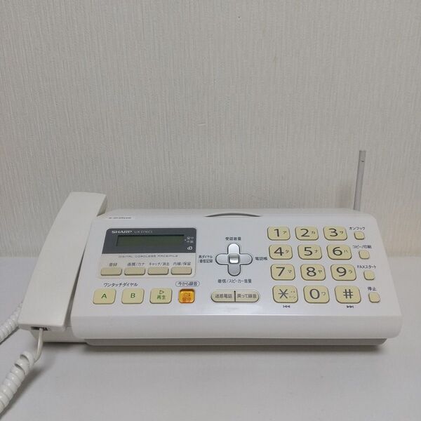 SHARP UX-D16CL 電話機 ホワイト