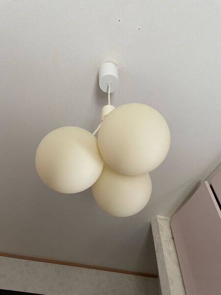 無印良品 廃盤品 LED多灯ペンダントライト シリコン製 シンプル照明 MUJI