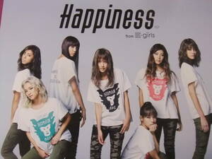 ■P4879/アイドルポスター/『Happiness from E-girls』/「Holiday」■