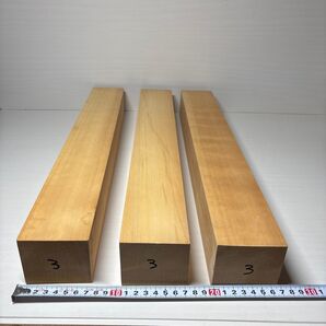米ヒバ 5.8cm×7cm 角材 4方上小無地 3本セット