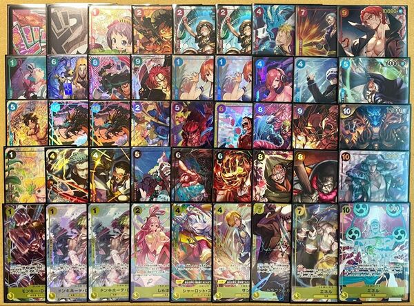 85枚まとめ売り ワンピースカード パラレル/SEC/フルアートなど45枚、SRなど40枚