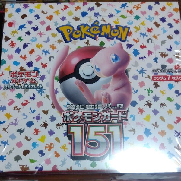 スカーレット&バイオレット 強化拡張パック ポケモンカード151(イチゴーイチ)未開封ボックスシュリンク付