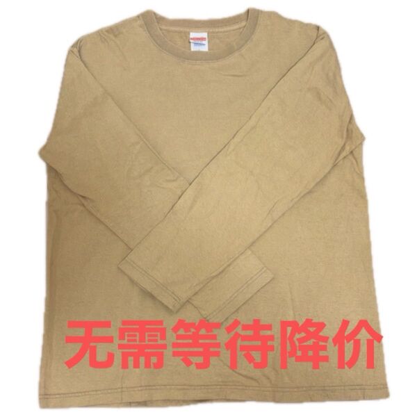 長袖Tシャツ クルーネック 無地Tシャツ クルーネック 綿100 長袖無地TシャツメンズロンT