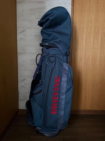 BRIEFING beams golf キャディバッグ ネイビー デニムカラー