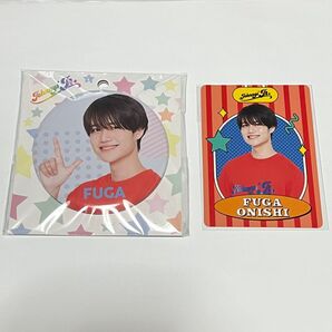 大西風雅 缶バッジ プロフィールカード
