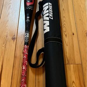 ワニクラッシャー 赤 少年野球軟式バット 使用5回以下