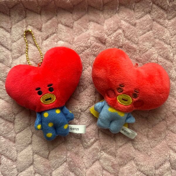 BT21 TATA キーホルダー マスコット 2個セット