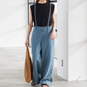 Spick &span デニムサロペット