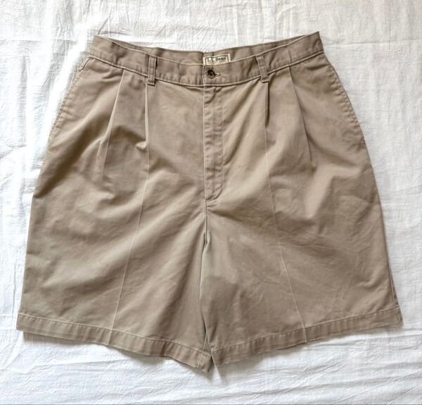 1980s~ L.L.Bean チノショーツ USA製 W34相当 100%コットン ヴィンテージ