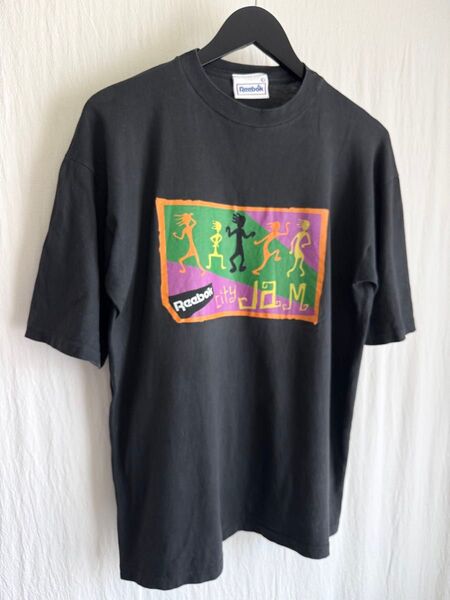 1990s Reebok CITY JAM T-shirt USA製 表記L リーボック ヴィンテージ