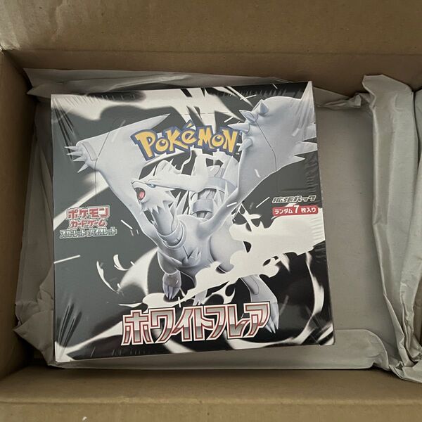 ポケモンカードBOX ホワイトフレア シュリンク付きBOXポケセン産