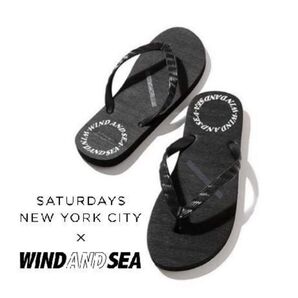 新品◆WIND AND SEA x Saturdays NYC◆コラボサンダル ビーチサンダル 海 夏