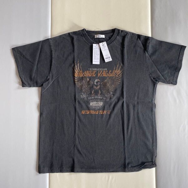 WEGO Tシャツ 半袖 半袖Tシャツ グレー ビンテージ加工 ピグメントT 美品