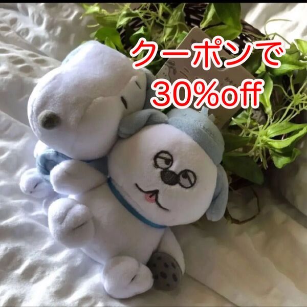 新品 未使用 タグ付き ニコぬいキーホルダー スヌーピー&オラフ 30%offクーポンご利用下さい 再出品可能です