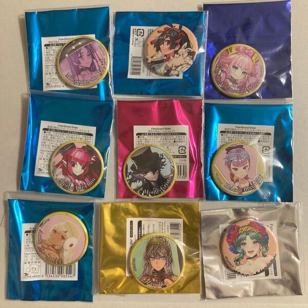 FGO Fate/Grand Order 霊基召喚缶バッジ 缶バッジ モンテ・クリスト モンテクリスト 源頼光 サロメ 加藤段蔵