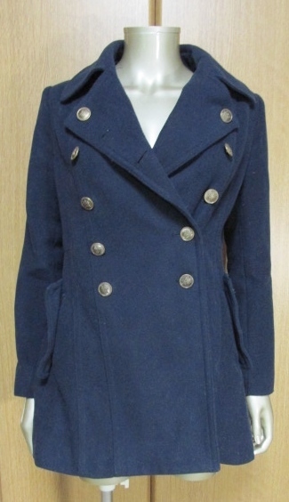 GU　濃紺　冬コート　Mサイズ
