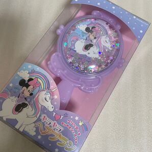 ショウワノート ミニーマウス キラキラユニコーンヘアブラシ パープル 新品未使用値下げ不可