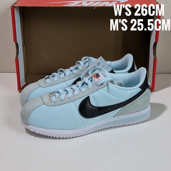 新品 メンズ25.5cm レディース26cm Nike Cortez TXT ナイキ コルテッツ DZ2795-401 ブルー