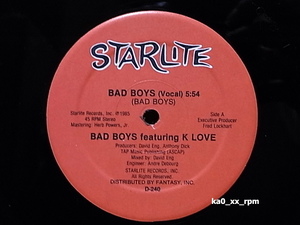 ★☆Bad Boys Feat. K Love「Bad Boys」 ☆★5点以上で送料無料!!!