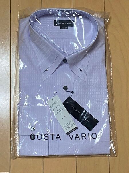 山喜 コスタヴァリオ ワイシャツ カッターシャツ 長袖 シャツ L COSTA VARIO