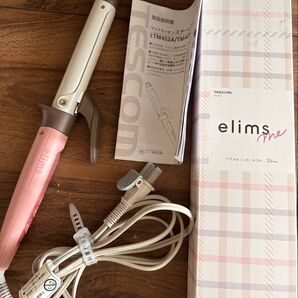 TESCOM elims me スチームカールアイロン 26mm ヘアアイロン