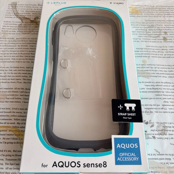 【ワケあり】AQUOS sense8 SH-54D/SHG11 耐衝撃 ハイブリッドクリアケース ダークグレー