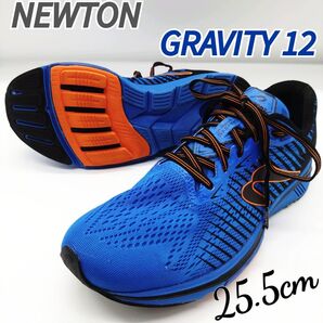 良品 NEWTON GRAVITY 12 ランニングシューズ 青 25.5cm