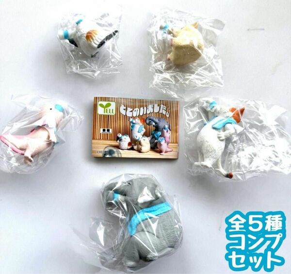 B-35 コンプ ととのいました。 全5種 ガチャ 生き物 動物 サウナ