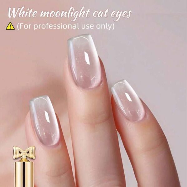 1個/10ml シルバーキャットアイネイルポリッシュジェル、LED UV、自宅やサロンのマニキュアDIYに適