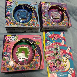 新品★3種セット☆ たまごっちパラダイス Tamagotchi Paradise シール付き
