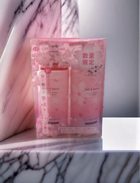 Off&Relax OR スパ・シャンプー、ヘアトリートメント 桜の香り