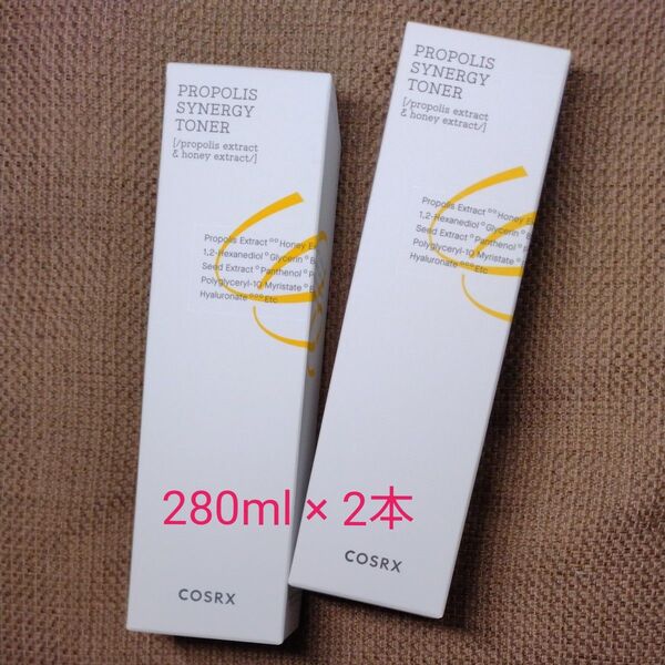 【COSRX】コスアールエックス プロポリス トナー 280ml 2本セット